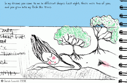 tree dream, illustration by sarah leavitt
