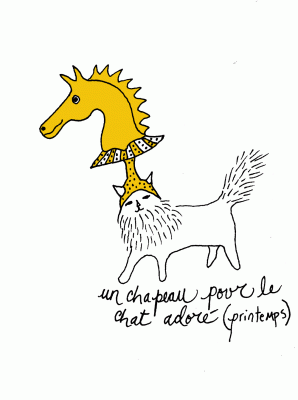 horse hat for dog, by sarah leavitt